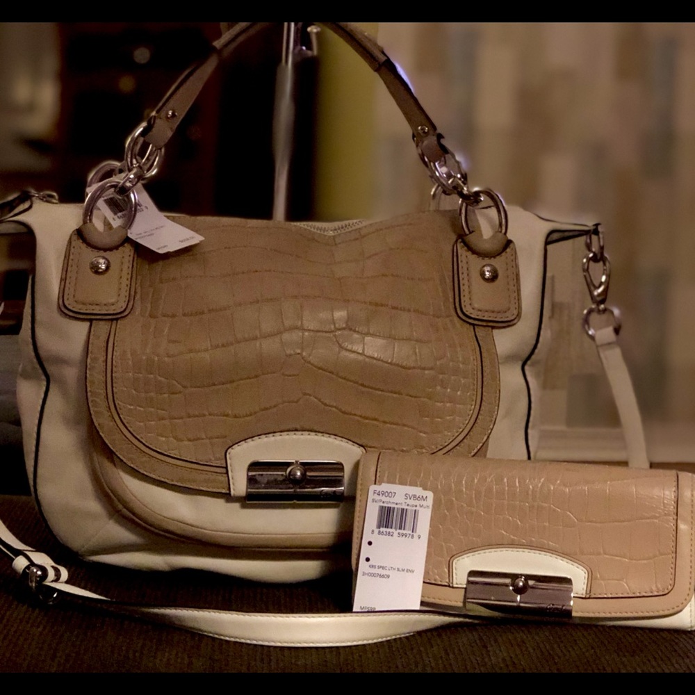 Coach Spencer Hobo Bag and Wallet